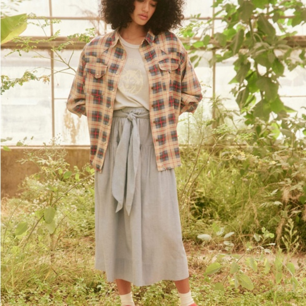 The Great Heritage Shirt - Watershed Plaid size 0